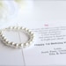 First Birthday Gift, Pearl Bracelet Keepsake, 1st Pearls, Birthday Girl, Baby Bracelet, Grandchild Gift 