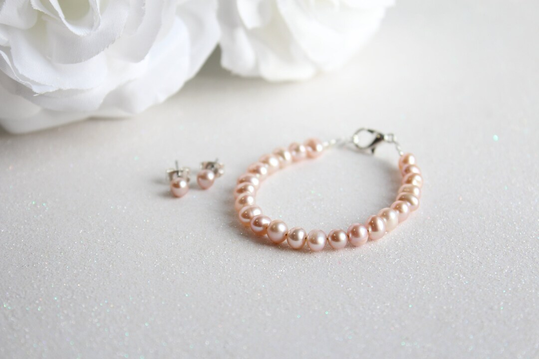 blush pink bracelet
