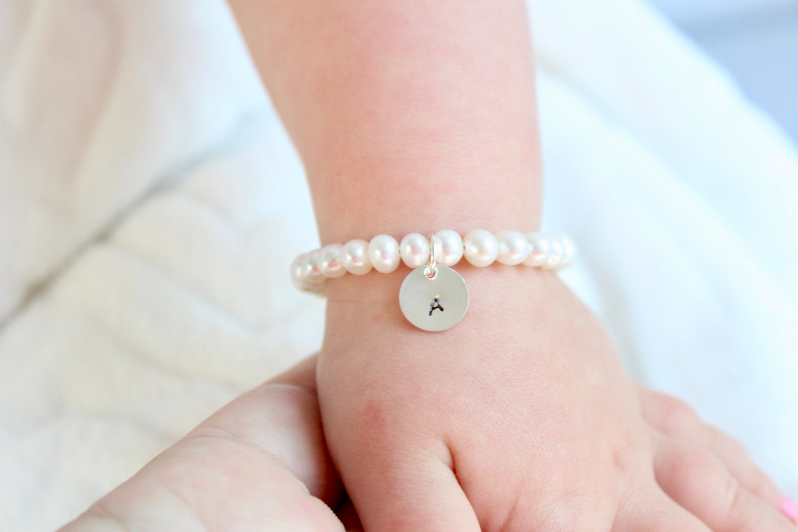 Real silver baby bracelet Clearance