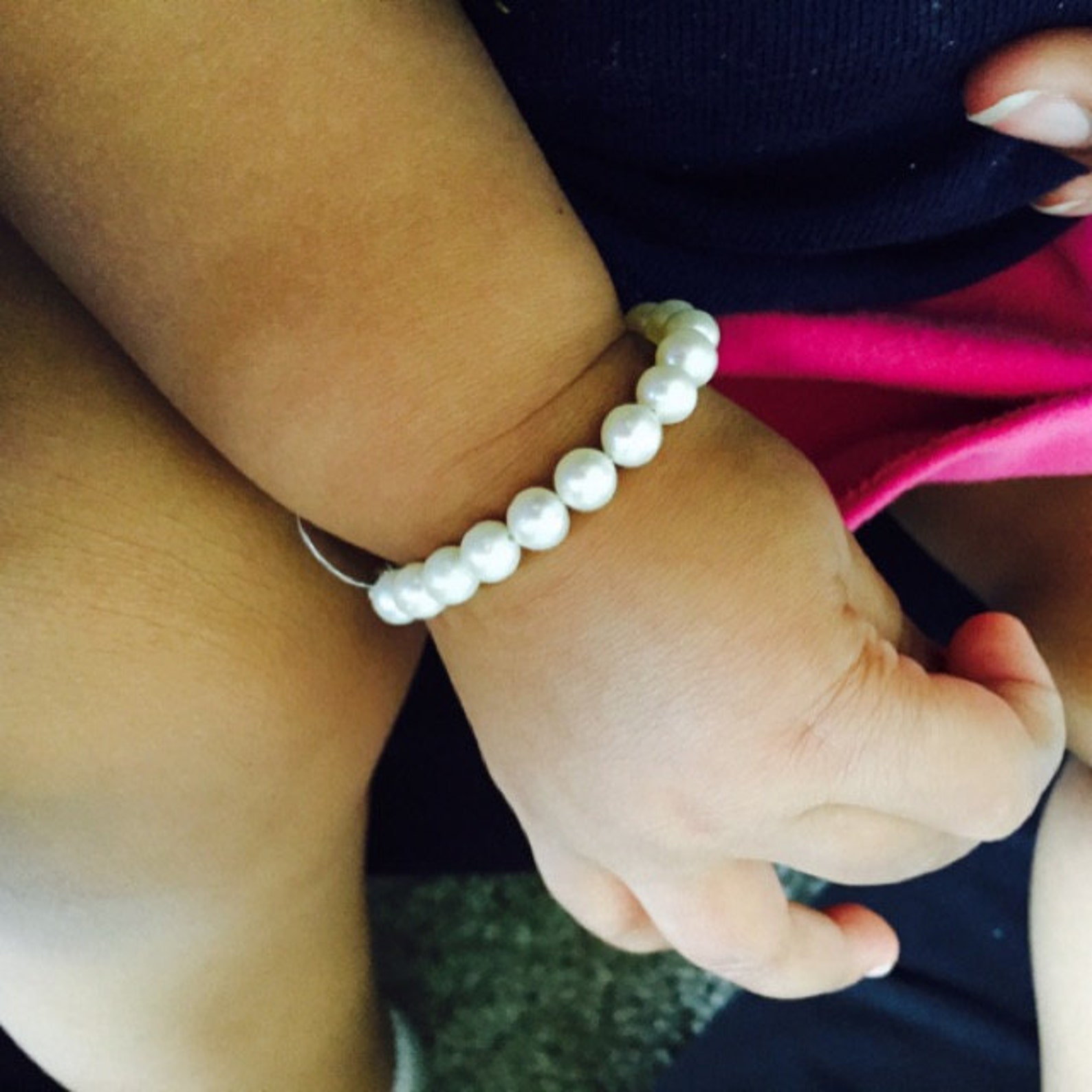Real pearl baby bracelet Clearance