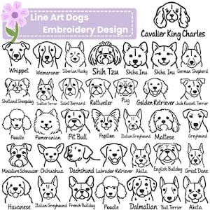 line art dog embroidery, dog breed embroidery design, minimal dog outline stitch, dog face embroidery file, pet portrait embroidery, puppy embroidery pattern, dog lover embroidery, outline dog machine embroidery, modern dog stitch design, custom dog shirt embroidery, pet lover gift embroidery, minimalist animal embroidery, dog mom embroidery design