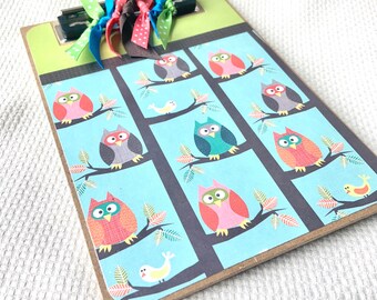 Personalized Owl Owlet Clipboard Personalized Owl Owlet Clipboard