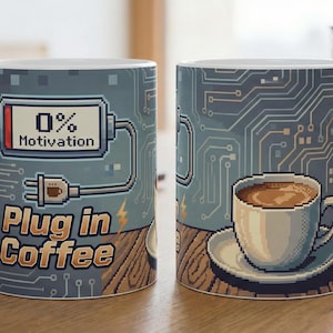 Caffeine Fuelled Code Mug | Funny Programmer Mug