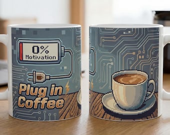 Caffeine Fuelled Code Mug | Funny Programmer Mug
