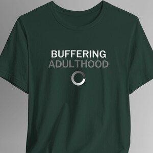 Camiseta de la adultez con amortiguación / Humor sobre el agotamiento millennial con TDAH