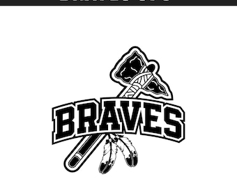 Braves SVG Braves Png: Cricut-Ready-Fan-Shirt-Design (Digitaler Download)