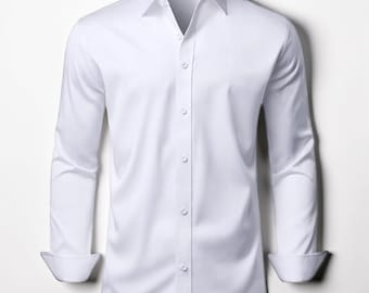Faltenfreies Stretch Button Down Shirt