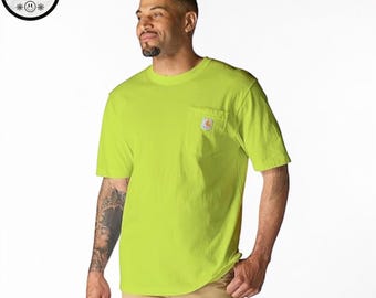 Herren-T-Shirt aus schwerer Tasche aus Baumwolle