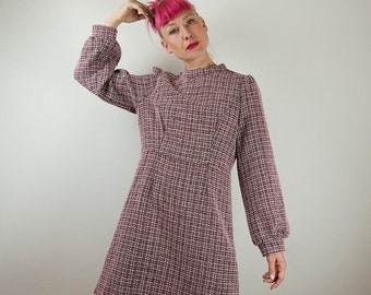 Tweed Midi Dress - Etsy Tweed Midi Dress - Etsy