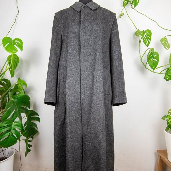 Vintage Weyrer Gray Wool Rustic Coat