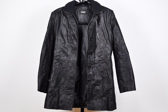 ジャケット・アウター Rare Black Zip Mouton Jacket archive 00s Black Mouton Fur Jacket | HipHopCloset.com