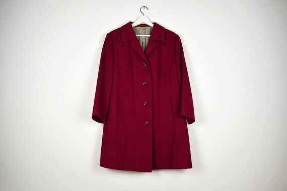Vintage Magenta Pink Coat