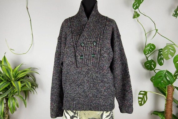 rainbow speckled sweater