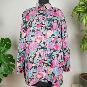 Vintage Handmade Floral Blouse
