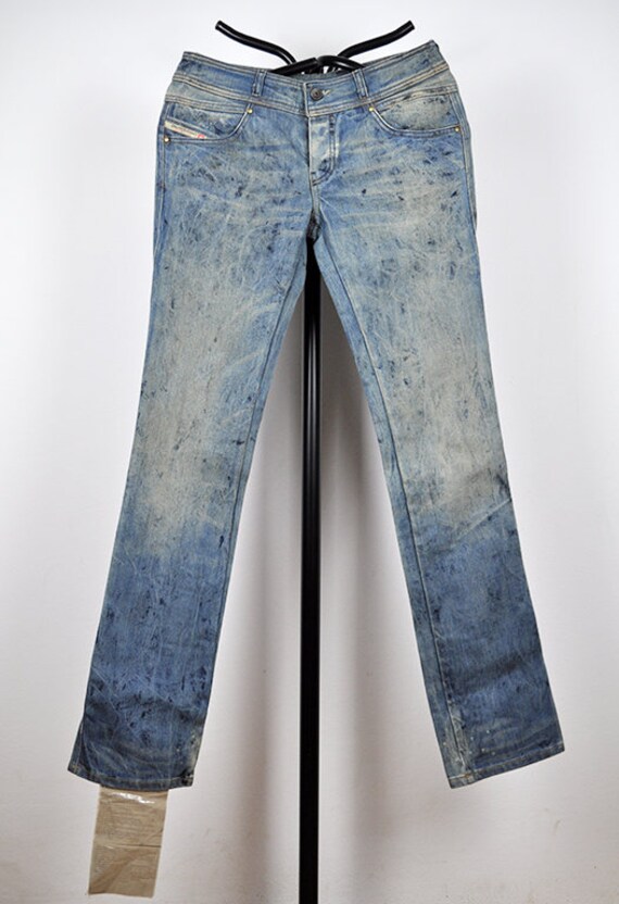 Vintage DIESEL Light Blue Distressed 