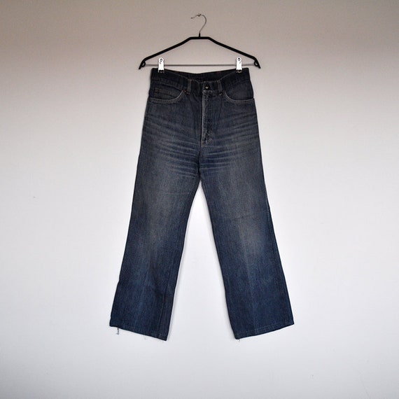 Vintage Pooh Jeans Distressed Denim High Waist Cropped Blue | Etsy