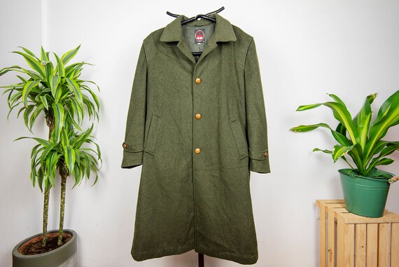 hunter green wool coat