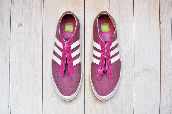 pink canvas adidas