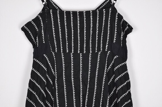 Black and white striped spaghetti strap dress online