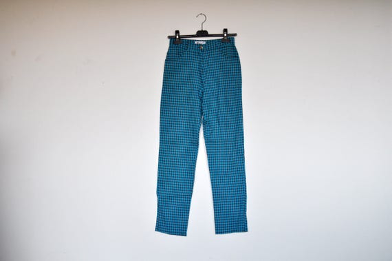 baby blue plaid pants