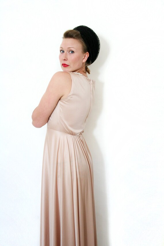 pale pink cocktail dress