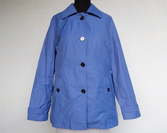 Vintage Powder Blue Trench Jacket