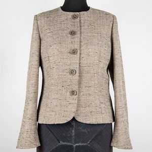 Giacca preppy beige vintage
