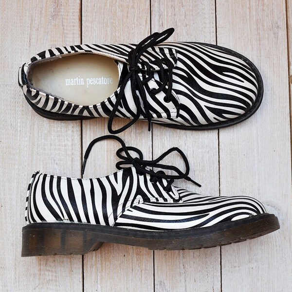 mens zebra print shoes