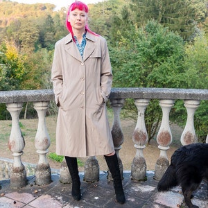 Vintage Beige Trench Coat