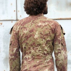Vintage Camo Pattern Army Camouflage Shirt Jacket image 4