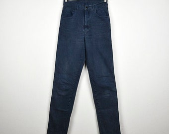 Vintage Blue Stretchy Denim High Waist Skinny Pants