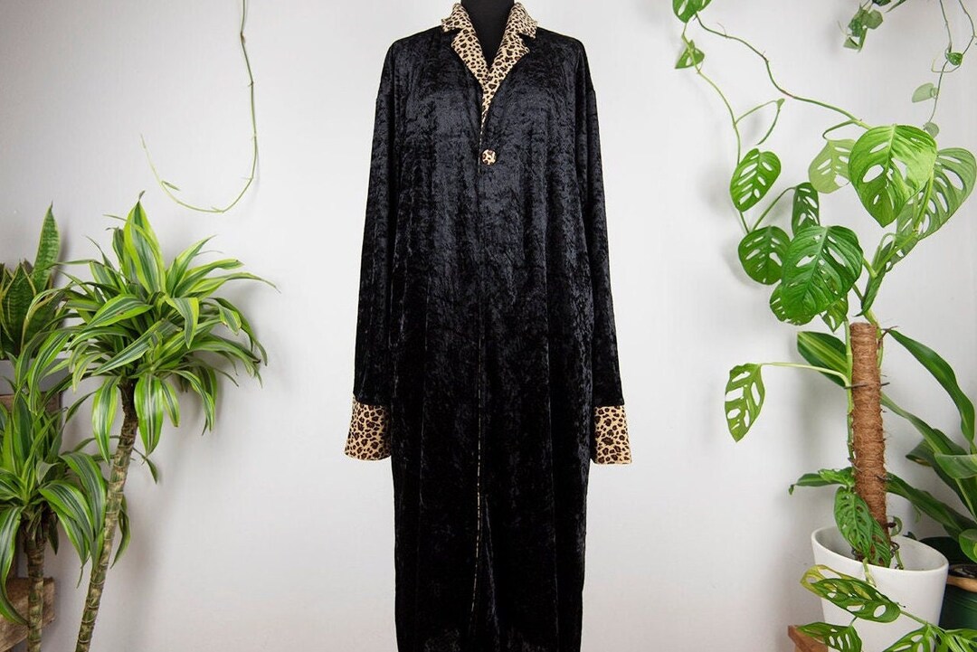 Mini robe Ronina en satin Cheetah Black