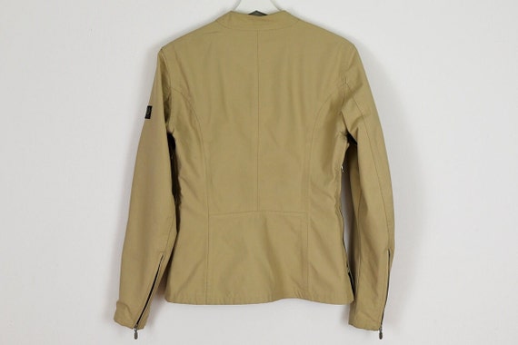 Vintage Khaki Zip Up Nylon Cargo Jacket - image 5