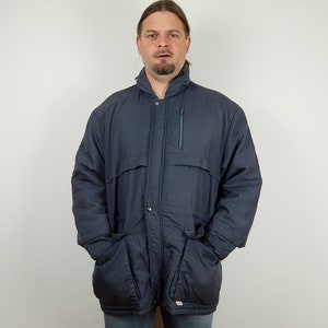 Vintage Cadet Blue Parka Coat