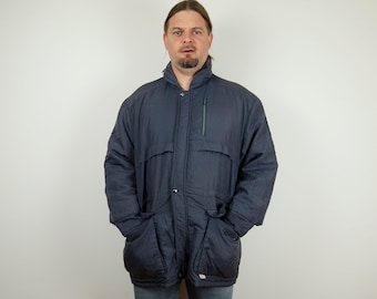 Parka azul cadete vintage