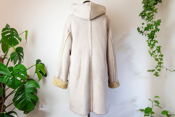 Manteau imitation peau de mouton cheap