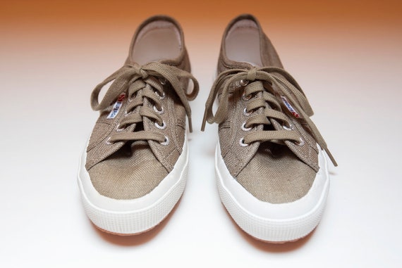 superga linen sneakers