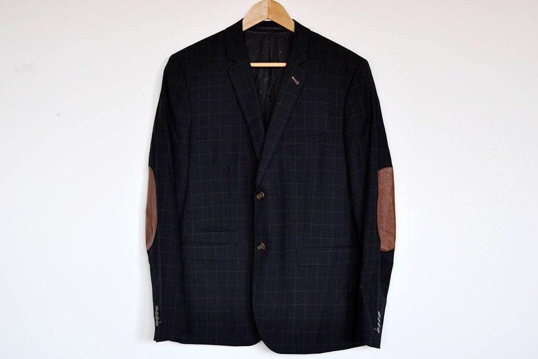 Sport coat with store leather elbow patches