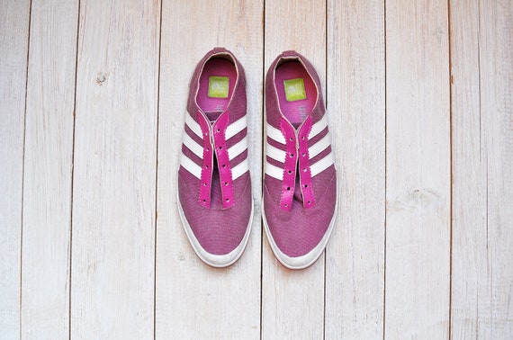 pink canvas adidas