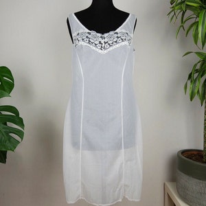Vintage White Lace Slip