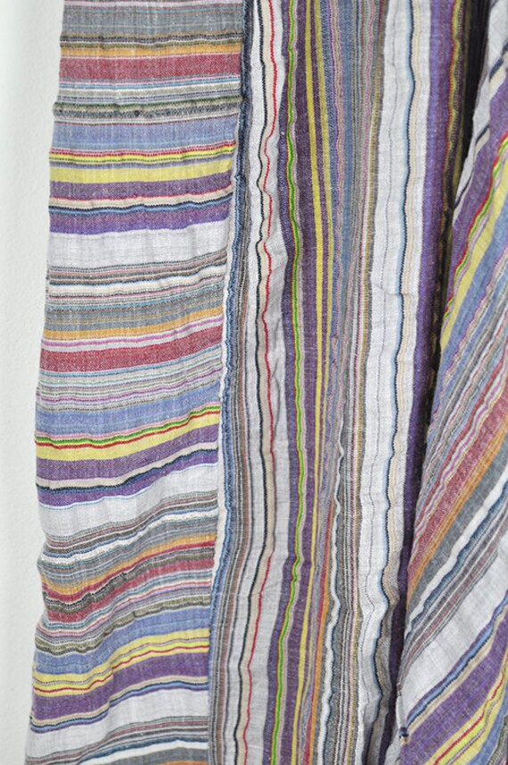 Vintage Multicolor Striped Harem Pants - image 6