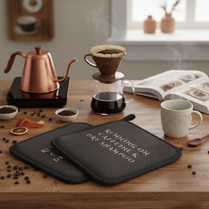 Mit Koffein & Trockenshampoo Duo - Set mit zwei Topfgreifern