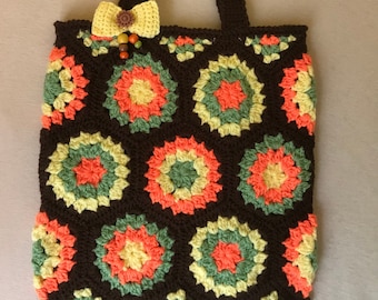 Crochet Granny Square Bag