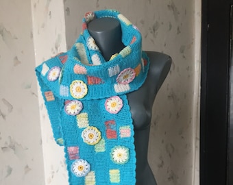 Free form  Crochet Scarf