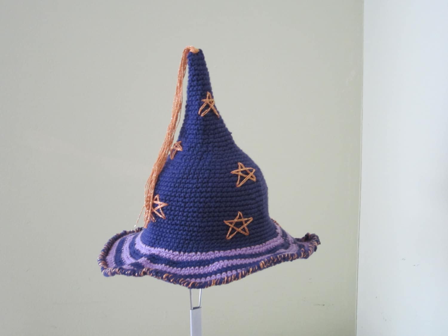 かぎ針編みの魔法使いの帽子 - Etsy 日本