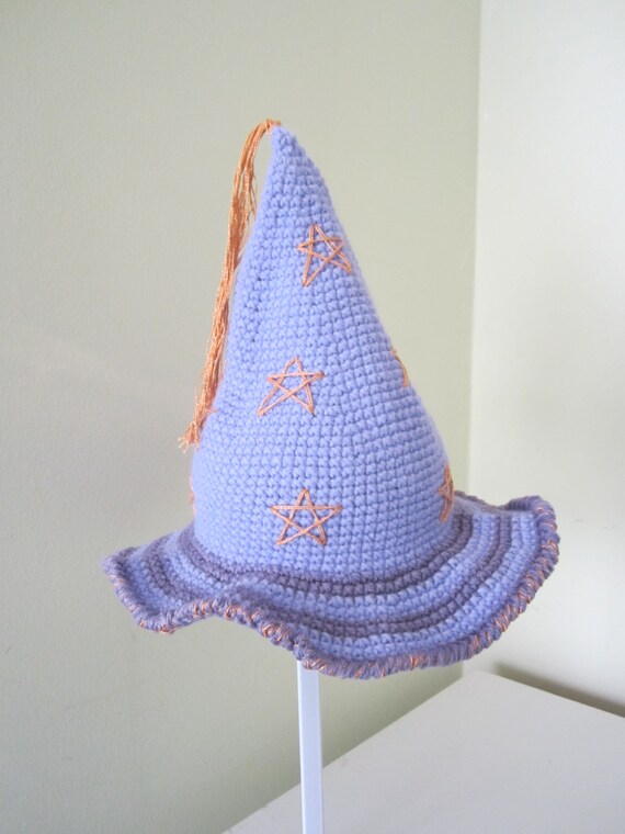 かぎ針編みの魔法使いの帽子 - Etsy 日本