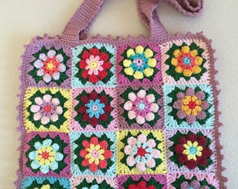 Crochet Granny Square bag