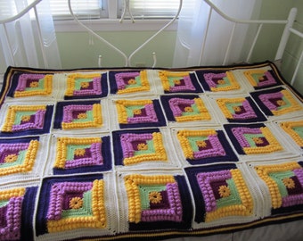 Crochet  Granny Square blanket