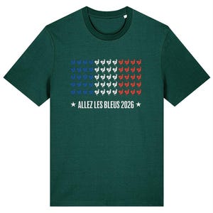 Herren Frankreich Fußball T-Shirt – Allez Les Bleus WM Fußball Fan T-Shirt Bild 2