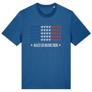 Herren Frankreich Fußball T-Shirt – Allez Les Bleus WM Fußball Fan T-Shirt Bild 1